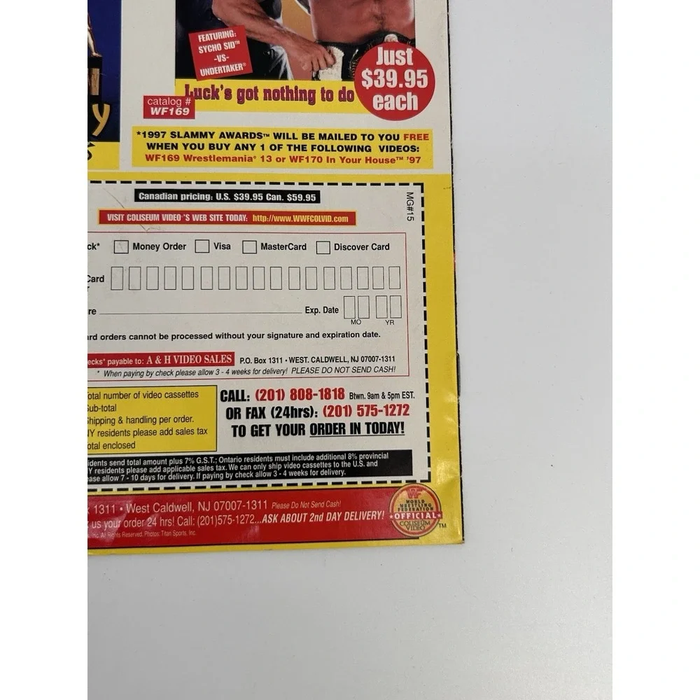 1997‎ WF World Wrestling Federation Program #242 Pearl River Collector's Issue